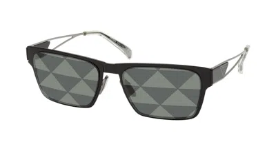 Pre-owned Prada Brand 2024  Men Sunglasses Pr 71zs 1ab-03t Authentic Italy Frame Case S In Gray