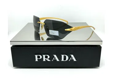 Pre-owned Prada Brand 2024  Women Sunglasses Pr A56s 15n-5s0 Authentic Italy Case Frame In Gray