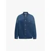Prada Blue Denim Shirt In Blue