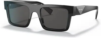 Pre-owned Prada Brand  Sunglasses Pr 19ws 1ab5s0 Black Gray Man
