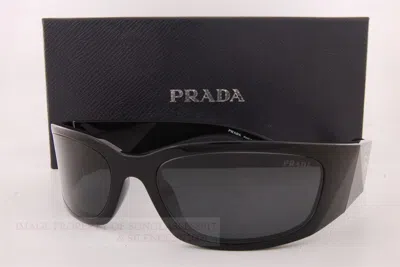 Pre-owned Prada Brand  Sunglasses Pr A14s 1ab 5s0 Black/dark Gray For Women