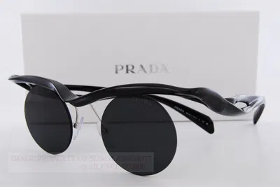 Pre-owned Prada Brand  Sunglasses Pr A24s 1ab 5s0 Blackt/dark Gray For Women