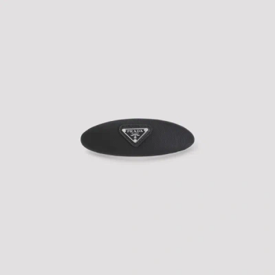 Prada Metal Hair Piece Featuring Hardware Detail In Black