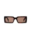 Prada Briar Tortoise Acetate Sunglasses With Polarized Lenses