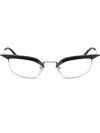 Prada Brille Mit Geometrischem Gestell In Schwarz