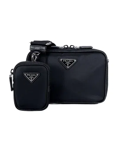 PRADA BRIQUE LOGO CROSSBODY BAG