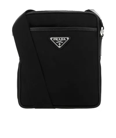 PRADA PRADA TRIANGLE LOGO SHOULDER BAG