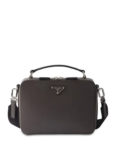 PRADA BRIQUE STRUCTURED TOTE BAG