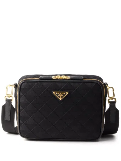 PRADA BRIQUE TRIANGLE-MOTIF MESSENGER BAG