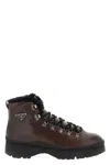 Prada 'brixxen' Ankle Boots In Brown