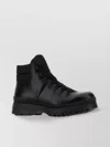 PRADA BRIXXEN ANKLE BOOTS IN RE-NYLON AND LEATHER