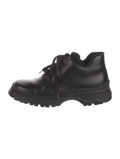 Pre-owned Prada Brixxen Chunky Sneakers In Black
