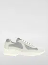 Prada Brogue Shoes Men White In Gray
