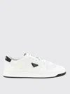 Prada Sneakers Downtown In Pelle Bianca Uomo In White