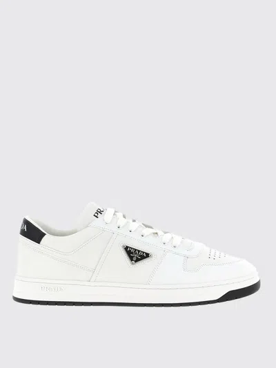 Prada Brogue Shoes Men White