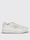 Prada Men Prax 2.0 Sneakers Made Of Fabric And Mesh In White