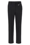 Prada Pants With Triangle Logo In Black