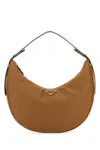 Prada Brown Arqu Hobo Bag In Brown