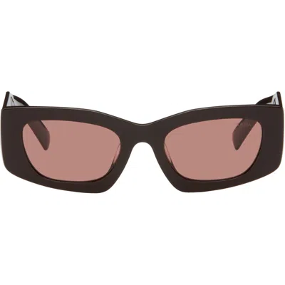 Prada Brown Cat-eye Sunglasses