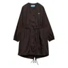 Prada Long Sleeve Windbreaker In Black