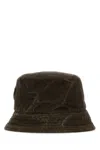 Prada Black Cotton Bucket Hat