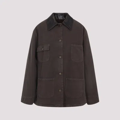 PRADA BROWN COTTON JACKET