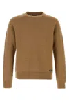 Prada Brown Crew Neck Sweaters In Brown