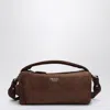Prada Suede Leather Shoulder Bag