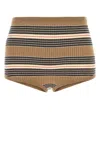 Prada Shorts In Misto Cotone Stretch Ricamato  Donna