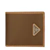 Prada Brown Fabric Wallets In Brown