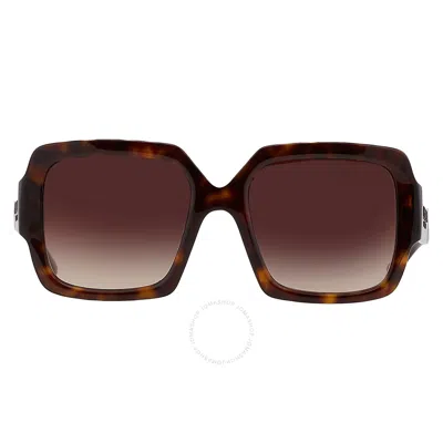Prada Brown Gradient Square Ladies Sunglasses Pr 21xs 2au6s1 54