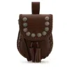 Prada Brown Leather Crossbody Bag