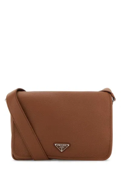 Prada Textured Leather Crossbody Bag