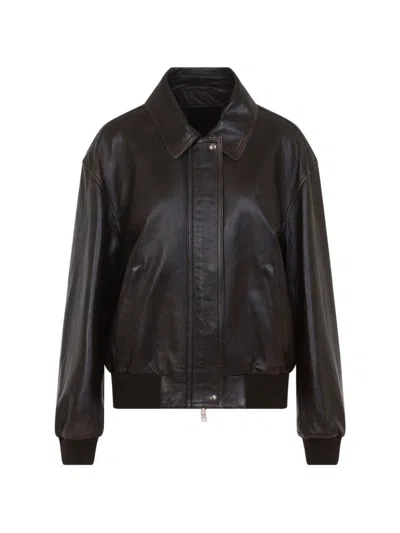 Prada Brown Nappa Bomber