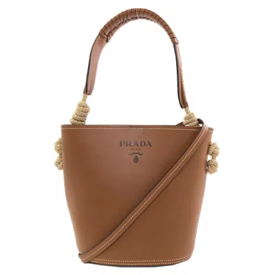 Pre-owned Prada Brown Pouch Shoulder Bag ()