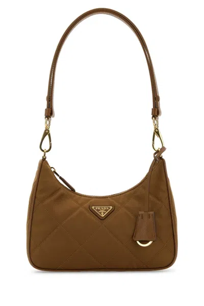 Prada Brown Re-edition Shoulder Bag