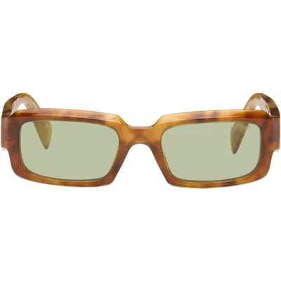 Prada Brown Rectangular Sunglasses