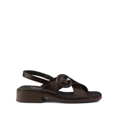 Prada Brown Sandals Women