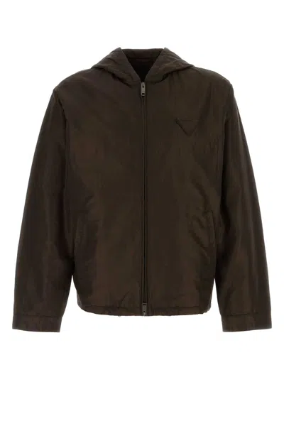 Prada Brown Silk Jacket