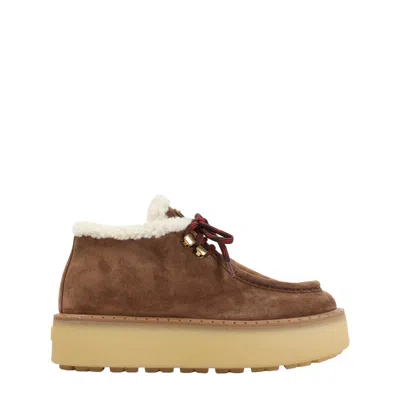 Prada Brown Solid Cacao Sneakers