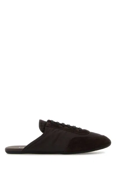 Prada Brown Suede Mules