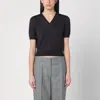 Prada Brown Sweater In Virgin Wool Women In Brown