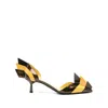Prada 55mm Leather Pumps In Brown