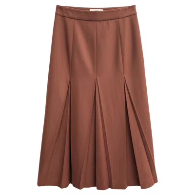 Pre-owned Prada Brown Wool Skirt