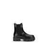 Prada Ankle Boots With Chunky Sole And Pull Tabs In Black