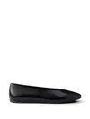 Prada Classic Ballerina Flats For Women In Black
