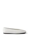 Prada Leather Ballet Flats In Multi
