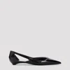 Prada Woman Black Flats In Nero
