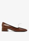 Prada Scarpe Con Tacco In Pelle Bicolor  Donna