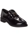 Prada Brushed Leather Loafers In Multi